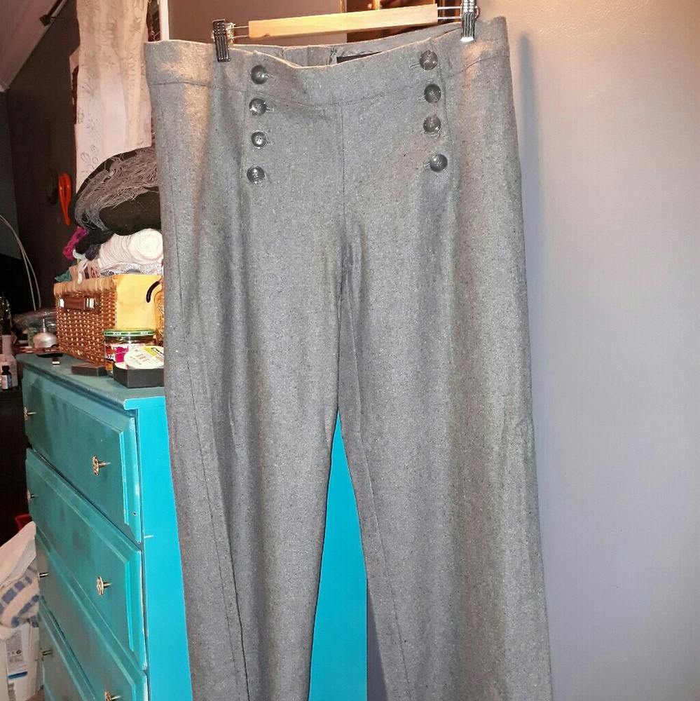 Vintage H&M wool wide leg dress pants